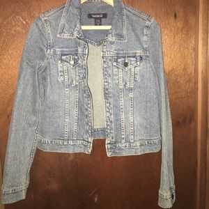 Abercrombie and Fitch Zip up Denim Jacket